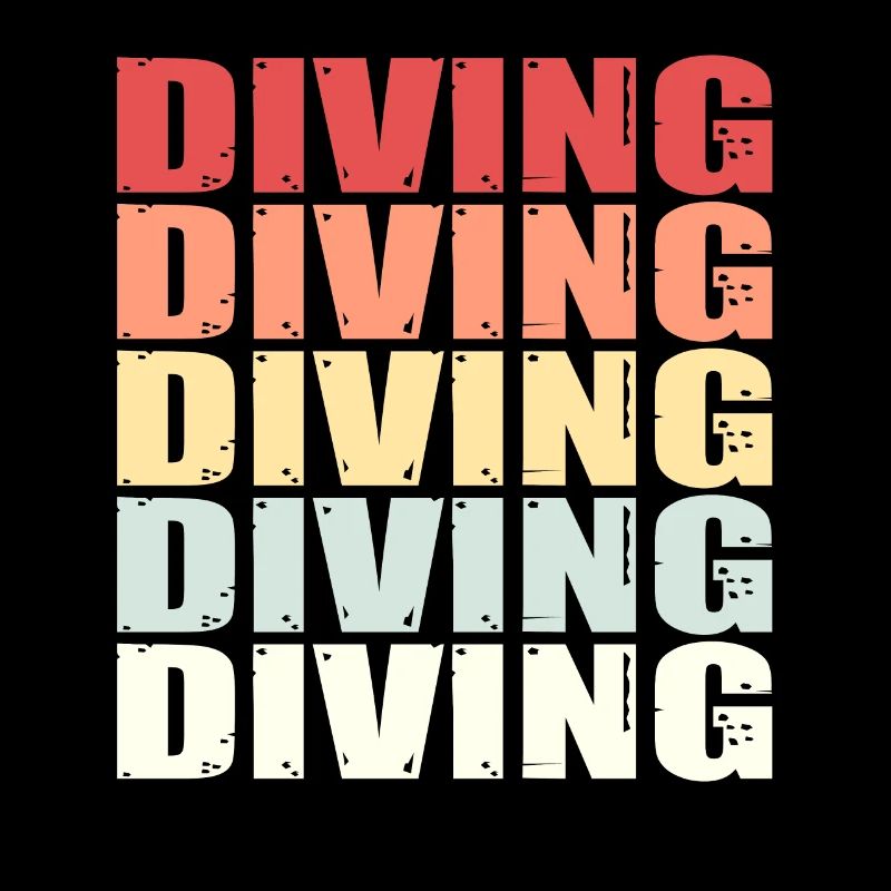 Diving Dive Scuba diving Saying Retro Gift