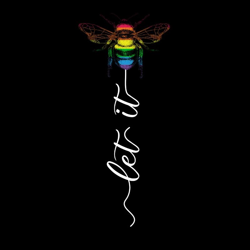 Sweet Bee Beekeeper Let It Bee LGBTQ Arc-en-ciel