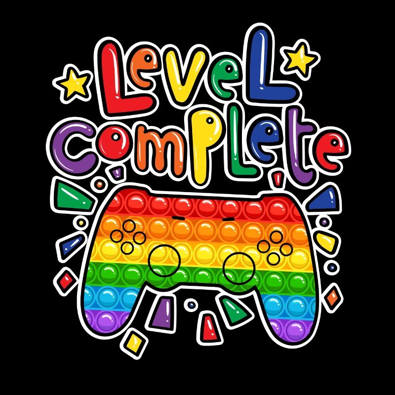 Geburtstag Junge Level Complete pop it gamer