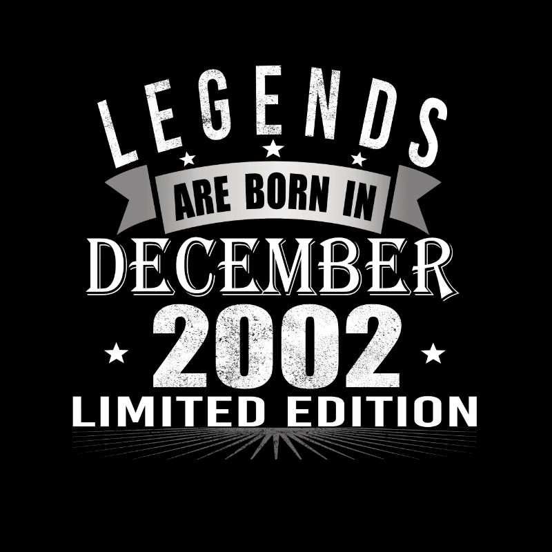 Legends are born in December 2002