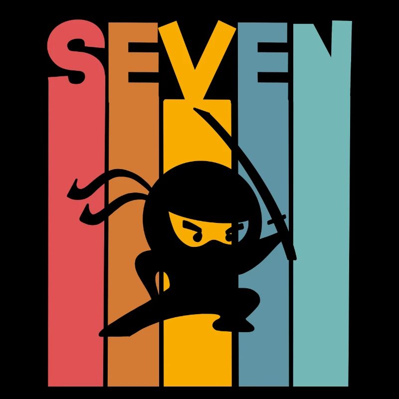 Ninja 7. Geburtstag Kinder