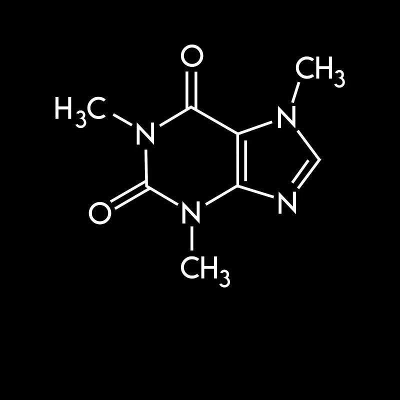 Formule caféine Café Drinker Chimie Chimiste