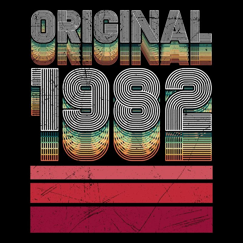 Original 1982 40e anniversaire 40 ans