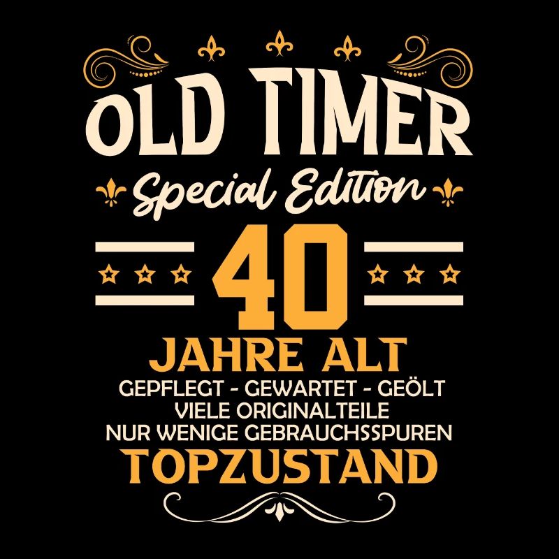 Oldtimer Modell 40 Jahre 40. Geburtstag