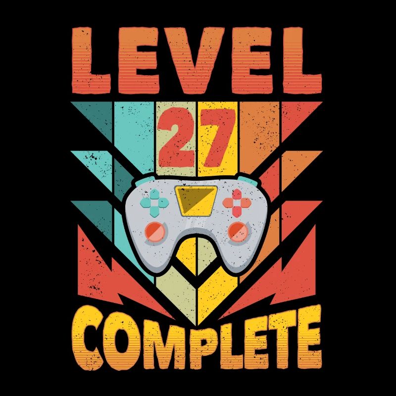 Level 27 Complete 1995 Game 27th Birthday