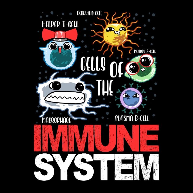 Immunsystem Zellen Biologie Wissenschaft Nerd