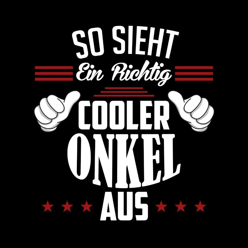 So sieht ein richtig cooler Onkel aus Onkel