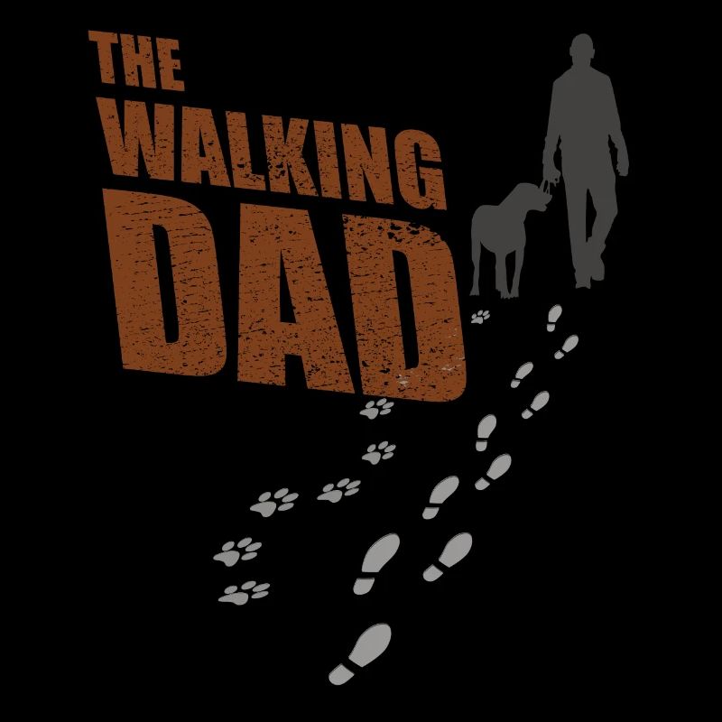 The walking Dad, Hund und Herrchen, Gassi Geschenk