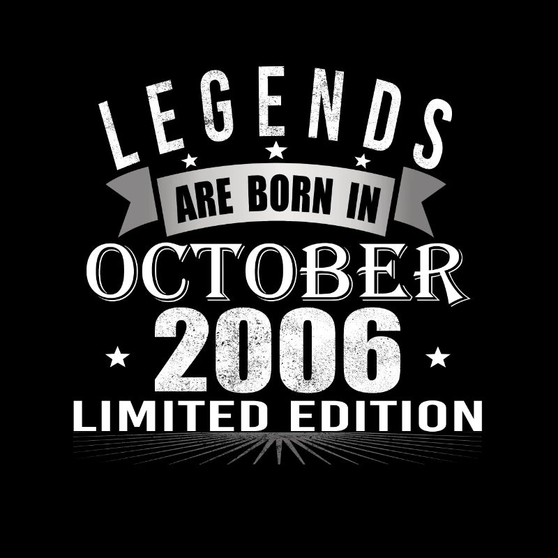 Legends are born in October 2006