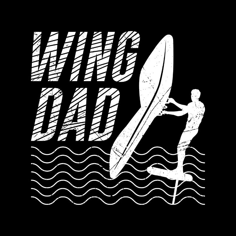 Wing Dad Wing Foiler Wing Surfer Père Papa
