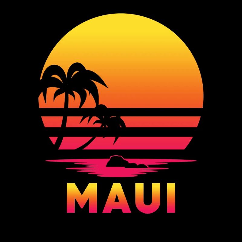 Plage rétro de Maui