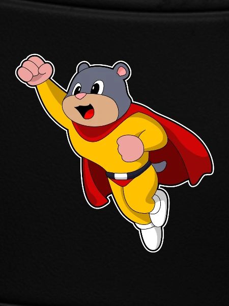 Maulwurf Superheld Umhang