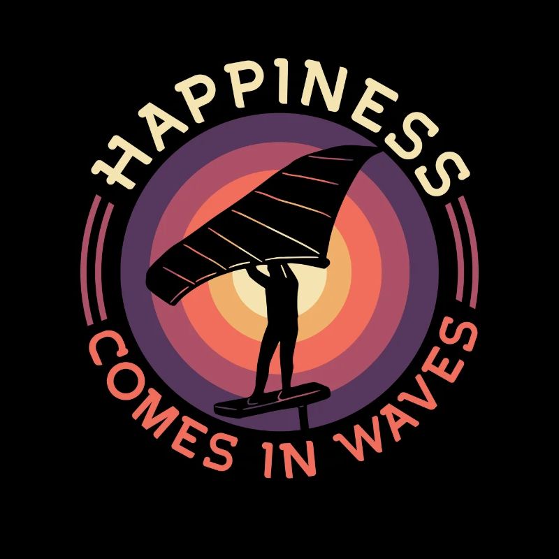 Le bonheur vient dans Waves Wingsurf Wingfoil