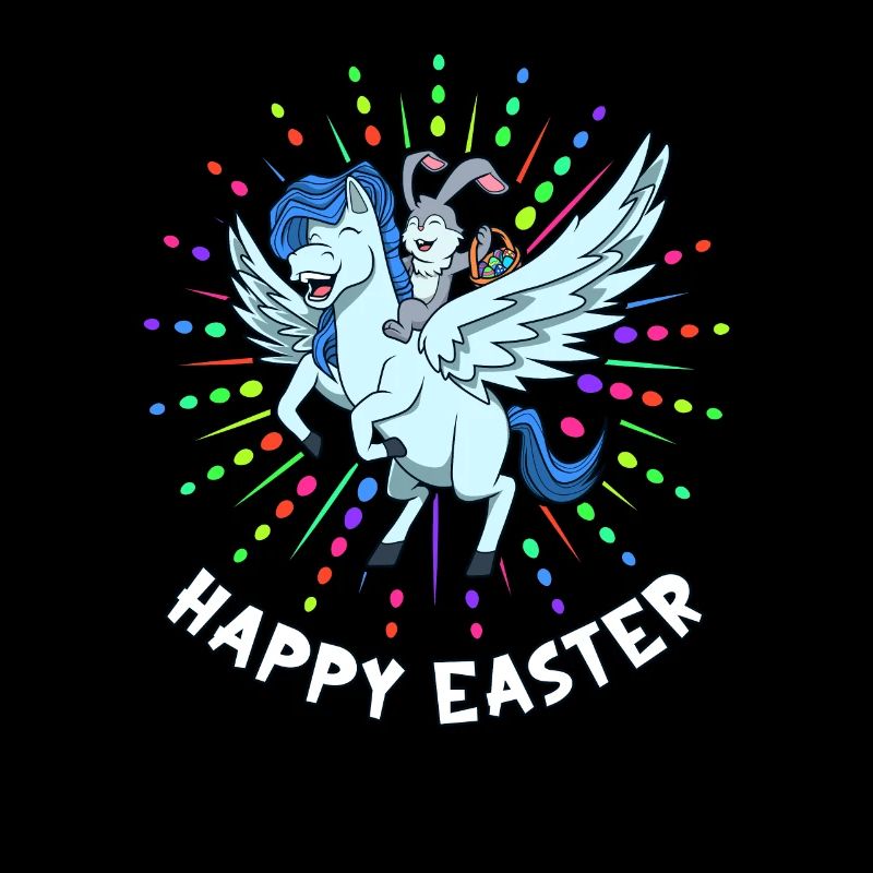 Easter rides on Pegasus - Happy Easter