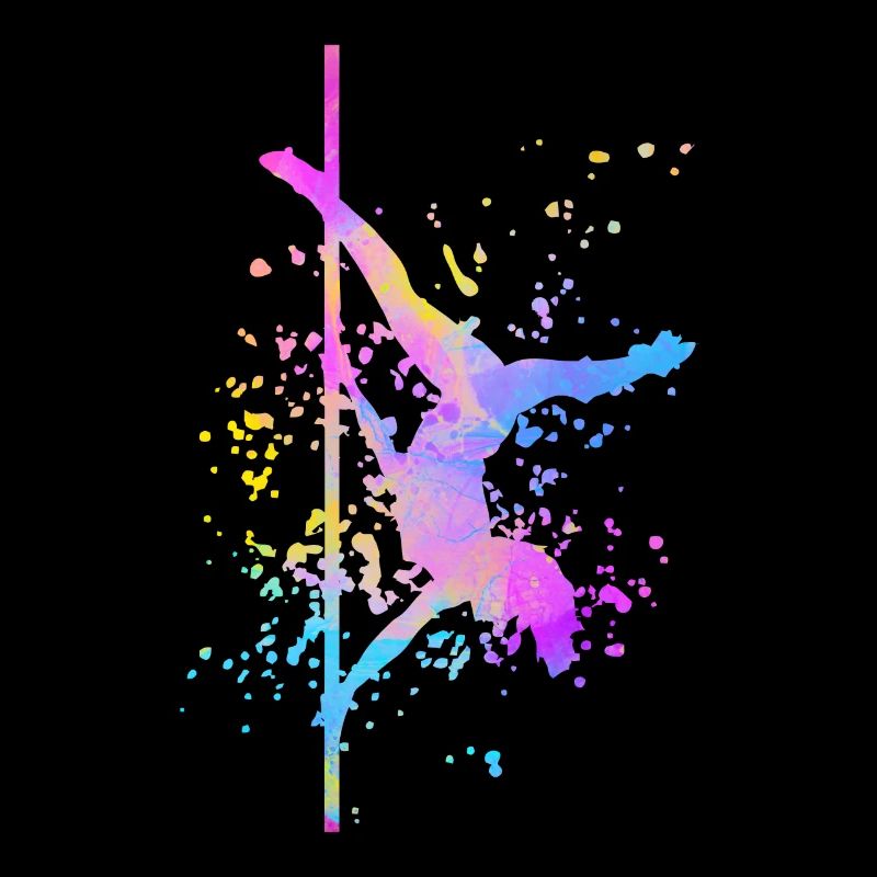 Pole Dance Fitness Couleur Splash Pole Dance