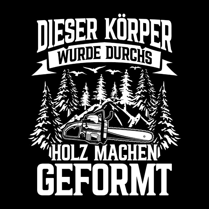 Dieser Körper wurde durchs Holz machen geformt
