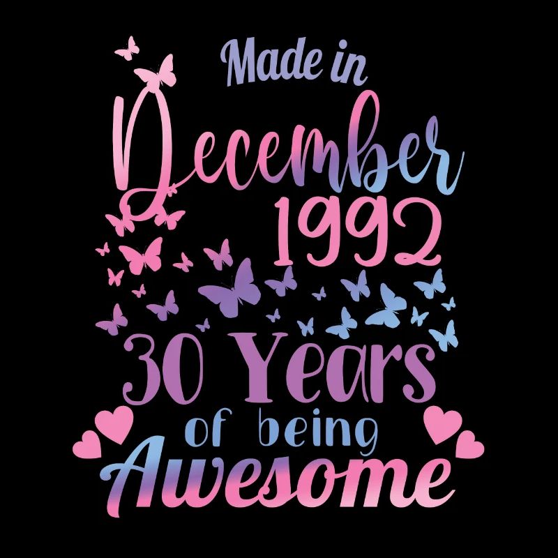 30e anniversaire Décembre 1992 Femmes 30 ans