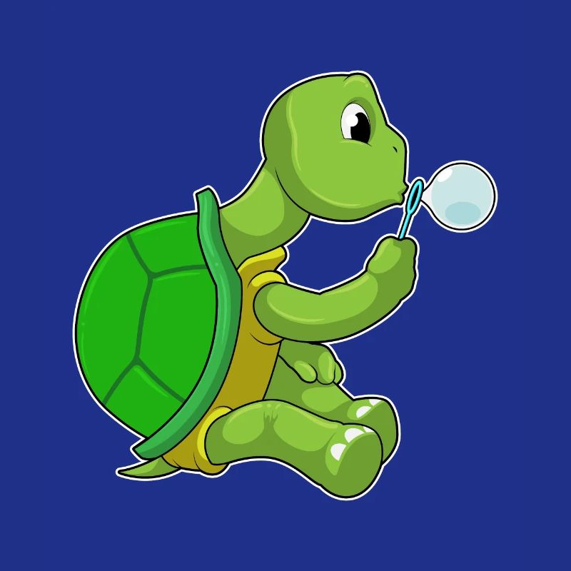 Turtle Soap Bubbles