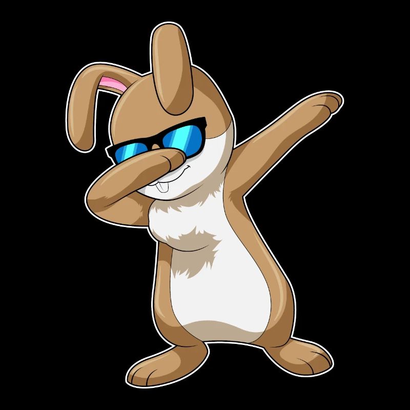 Rabbit at the Hip Hop Dance Dab