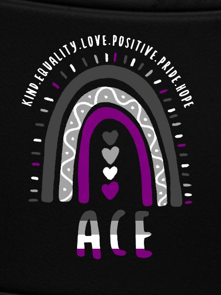 Ace Pride Boho Rainbow