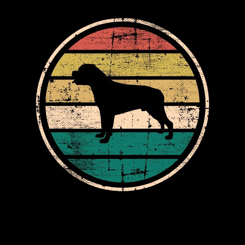 Rottweiler dog lover Retro vintage Gift idea
