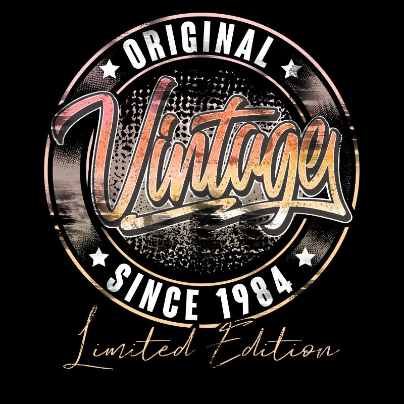 1984 Année de naissance Anniversaire Vintage
