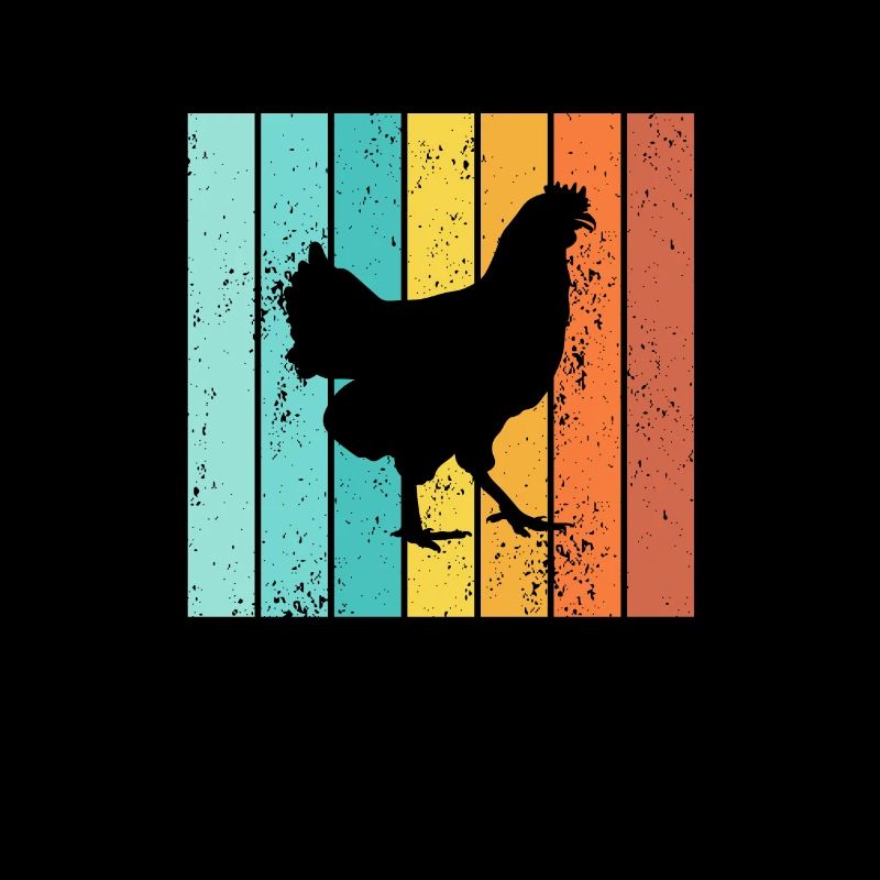 Chicken Farmer lover Retro vintage Gift idea