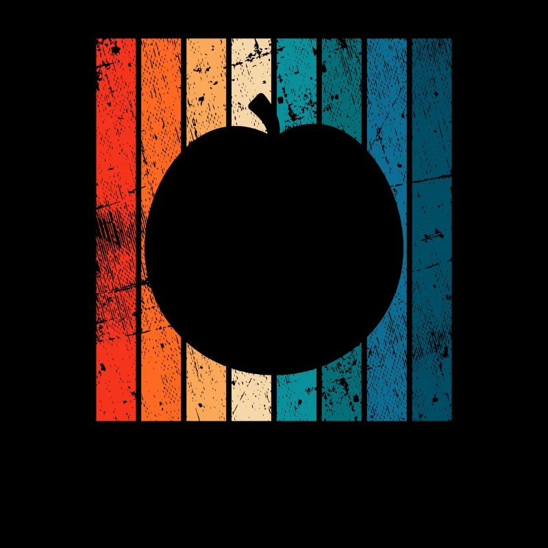 Apricot Fruit Lover Retro Veggie Diet Idée cadeau