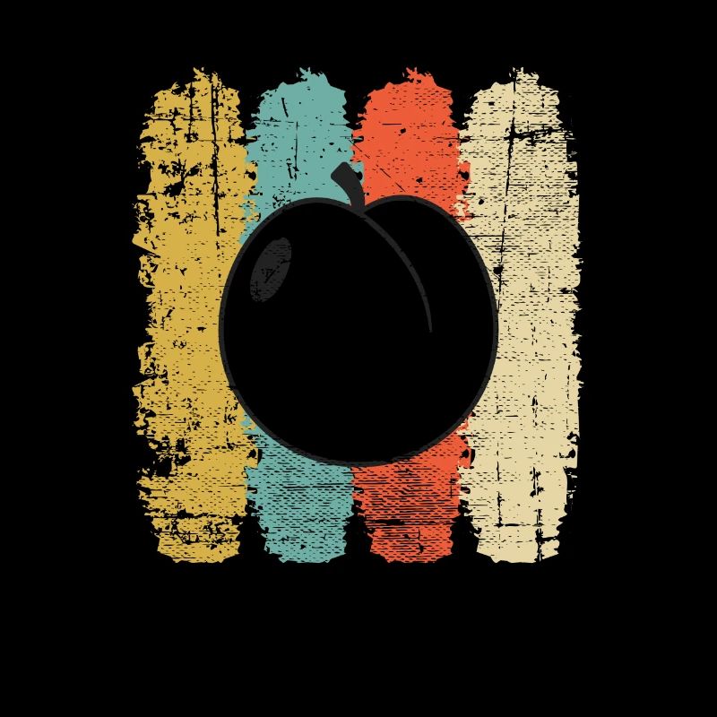 Apricot Fruit Lover Retro Veggie Diet Gift idea