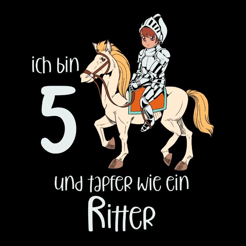 Geburtstagsshirt Ritter - 5 Geburtstag Junge