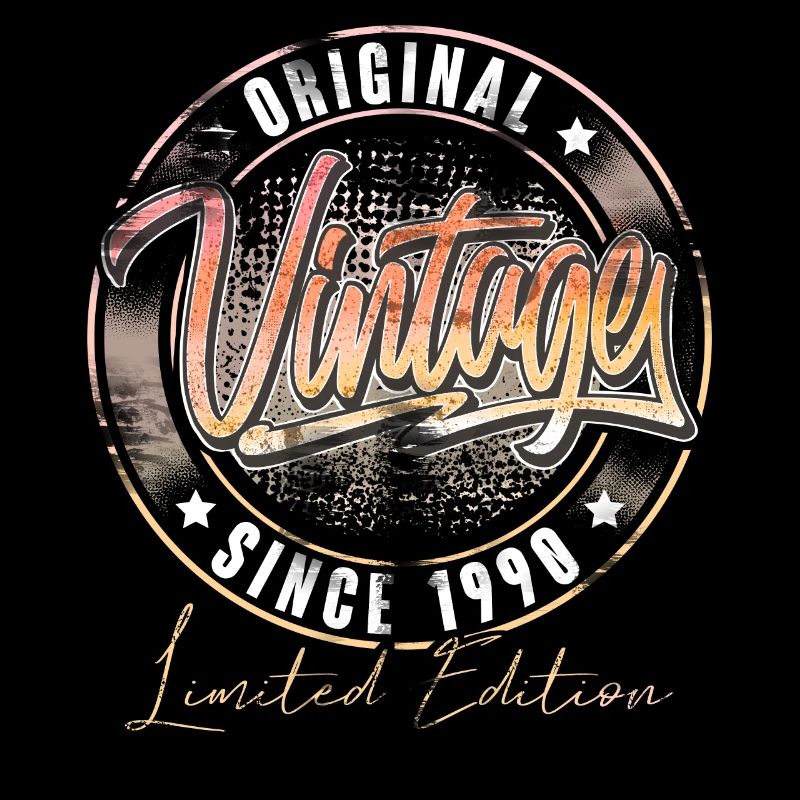 1990 Année de naissance Anniversaire Vintage