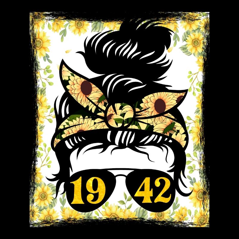 Sunflower Mama Née 1942 Anniversaire