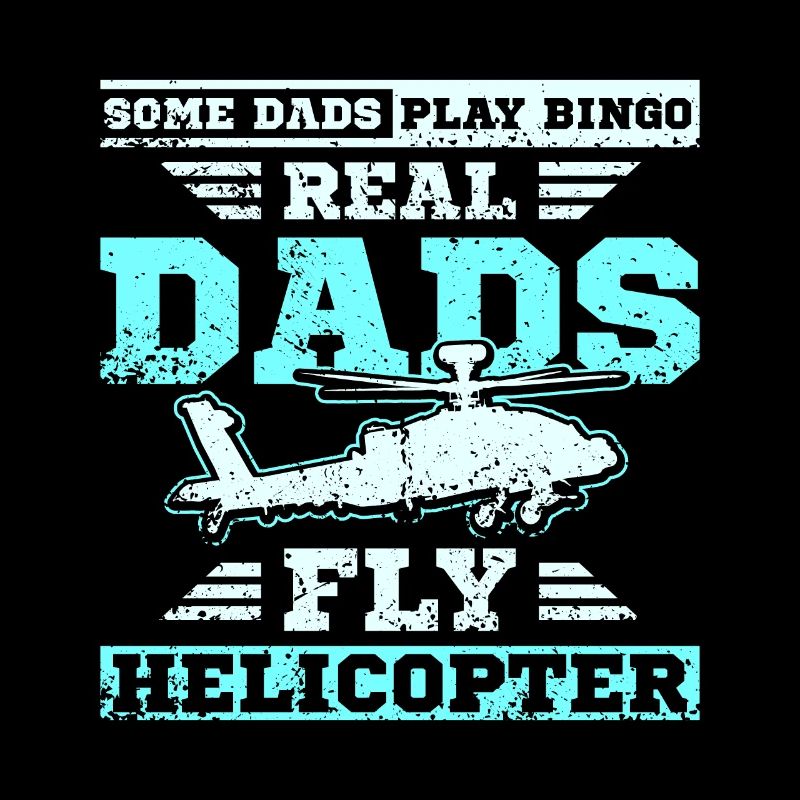 Les papas pilotent un hélicoptère