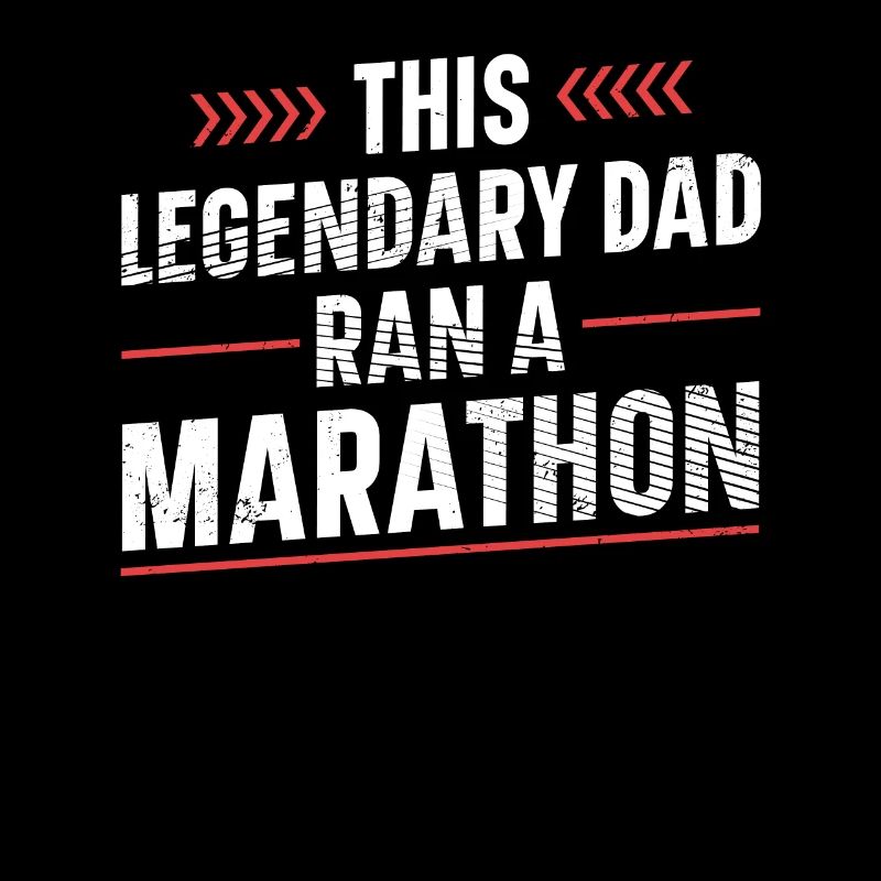 The legendary father ran a marathon