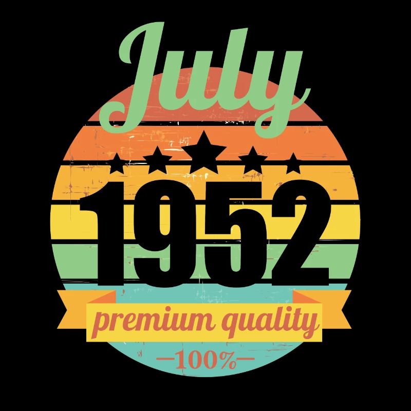 Born July 1952 70 years 70s 70th birthday