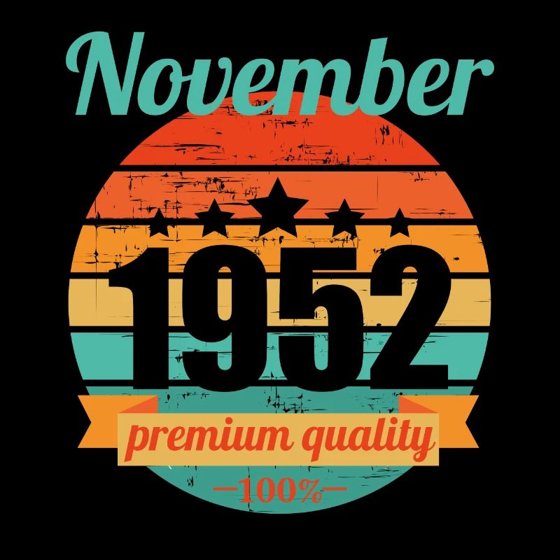 Born November 1952 70 years 70s 70th birthday