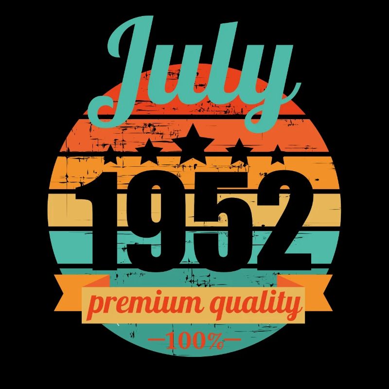 Born July 1952 70 years 70s 70th birthday