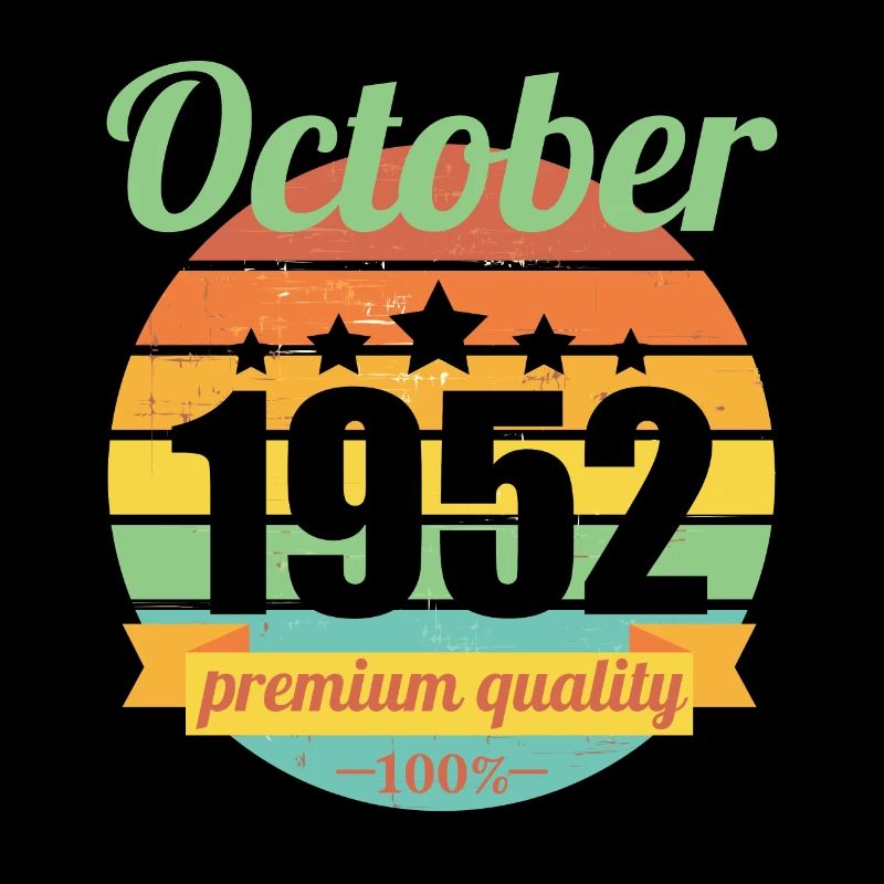 Born October 1952 70 years 70s 70th birthday