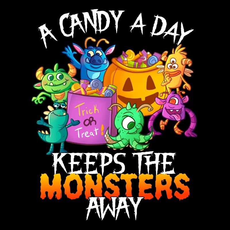 One Candy Per Day Keeps The Montser Far Halloween