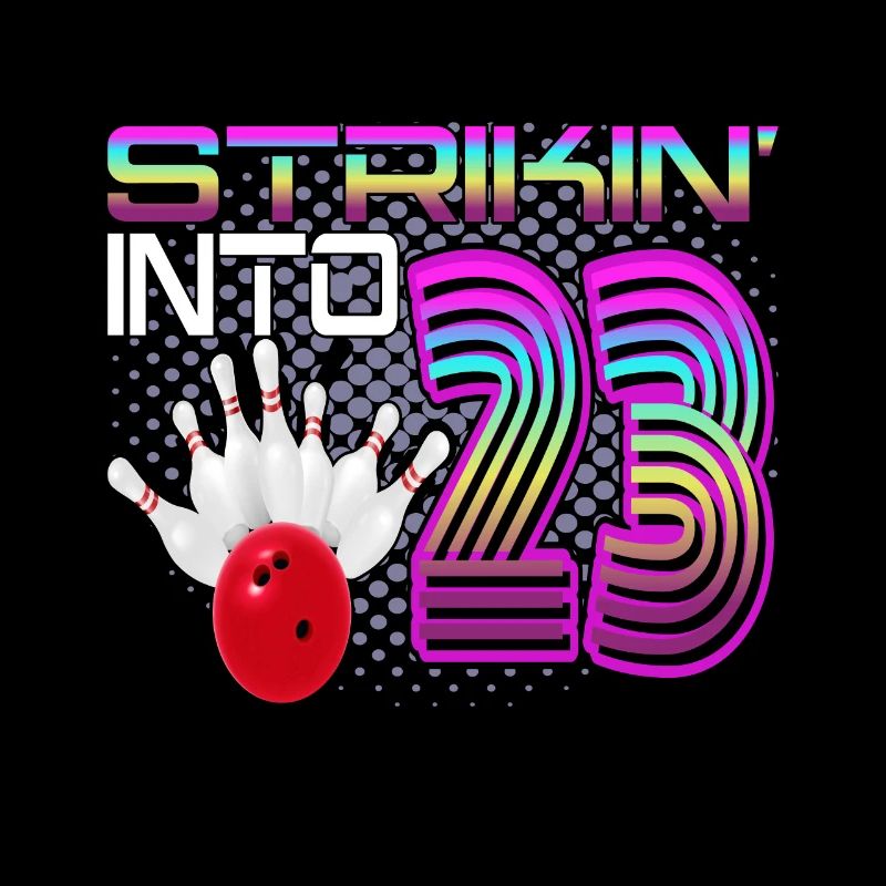 Frapper dans 23 Bowling Bowler 23e anniversaire