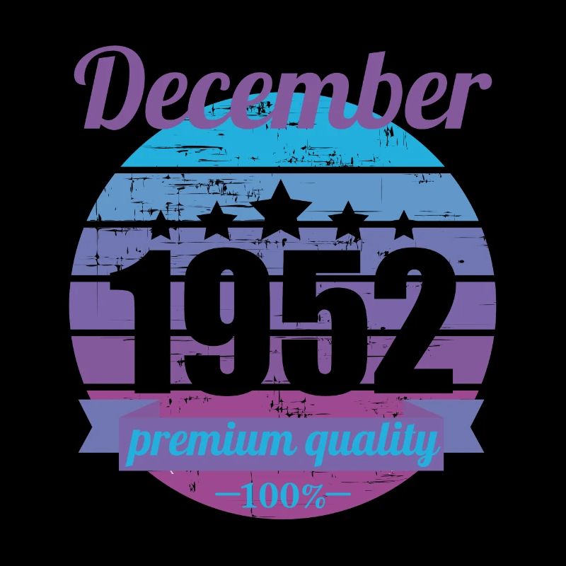 Born December 1952 70 years 70s 70th birthday