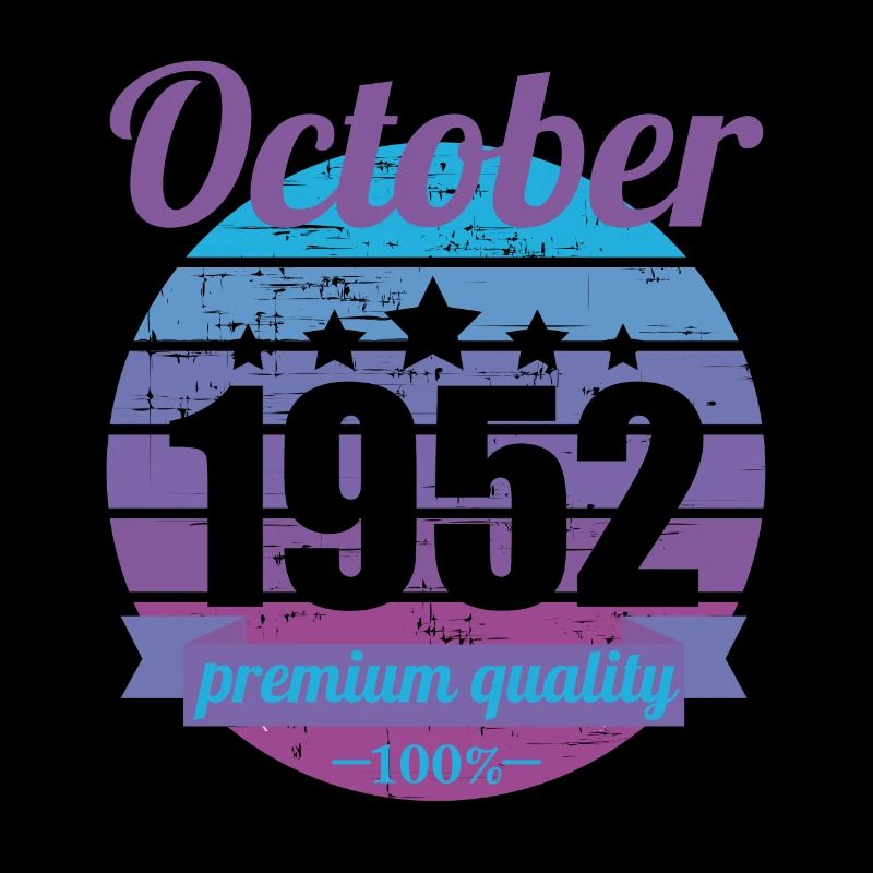 Born October 1952 70 years 70s 70th birthday