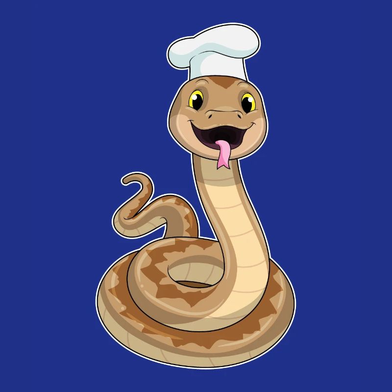 Cuisinière Chef Serpent Cuisson du Chapeau