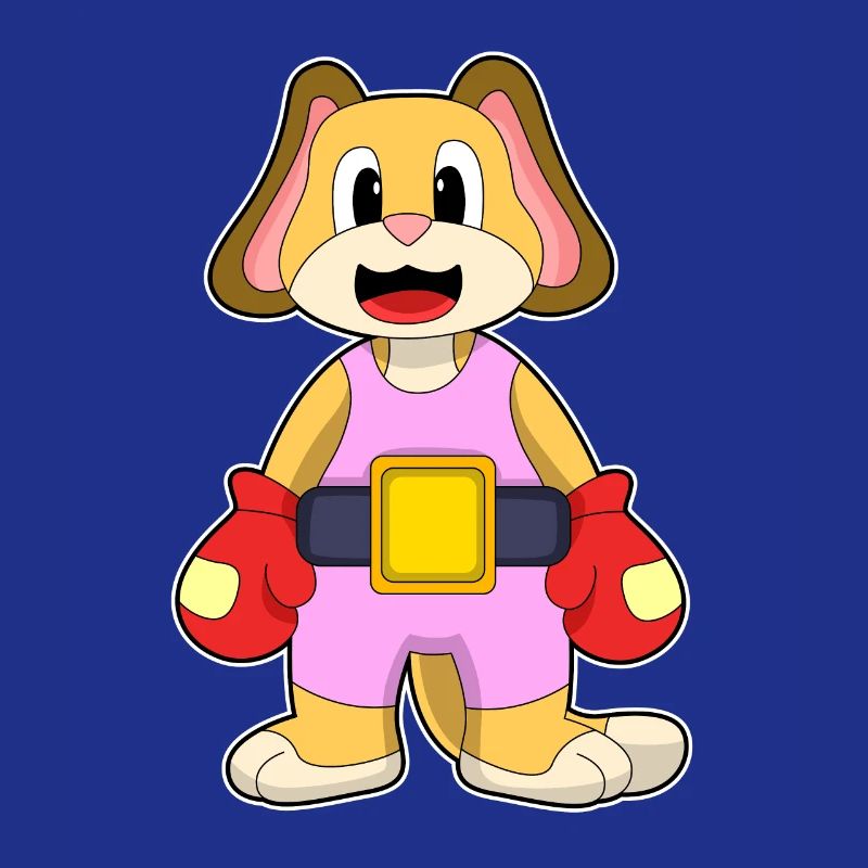 Boxer Dog Gants de boxe Boxe Boxe