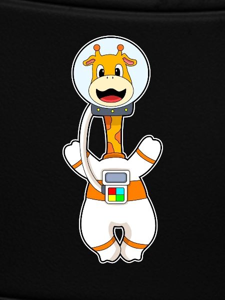 Giraffe Astronaut Space