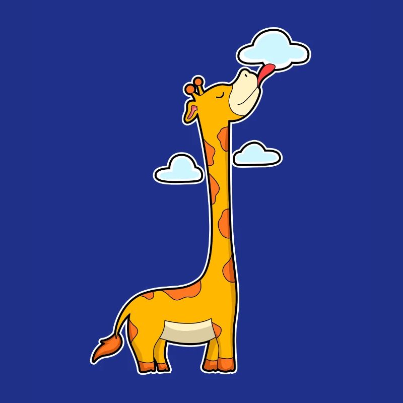 Giraffe Clouds
