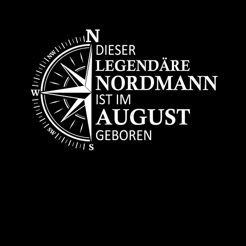 Norden Nordisch August Geburtstag Sprüche