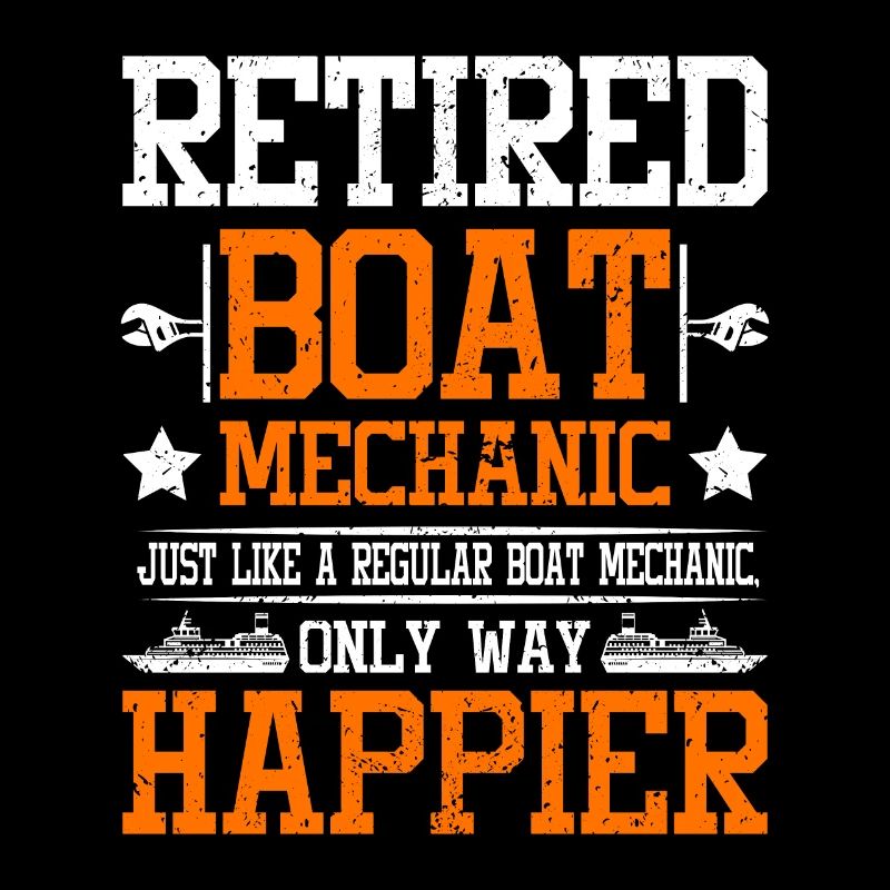 Mécanicien de bateaux à la retraite