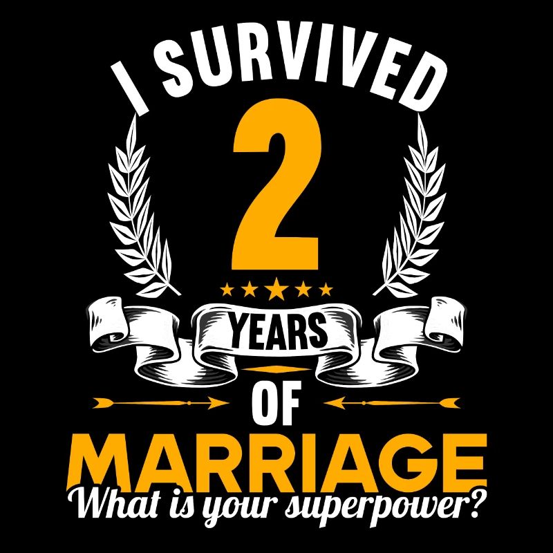 Ich habe 2 Jahre Ehe überlebt 2.Hochzeitstag