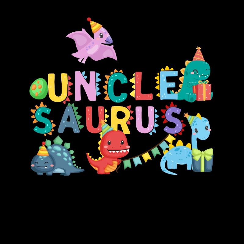 Oncle Saurus | Tshirt de dinosaure Rawr | Famille